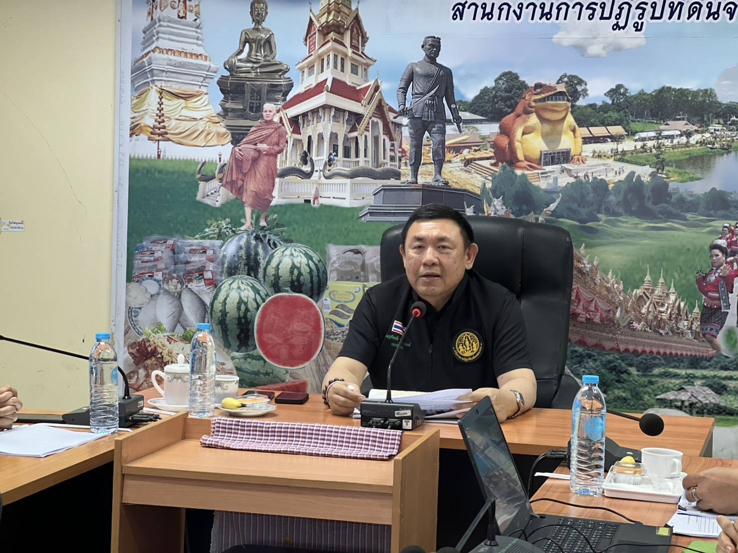 title - เลขาธิการ ส.ป.ก. ลงพื้นที่ตรวจราชการและประชุมติดตามการดำเนินงาน ณ ส.ป.ก. ยโสธร